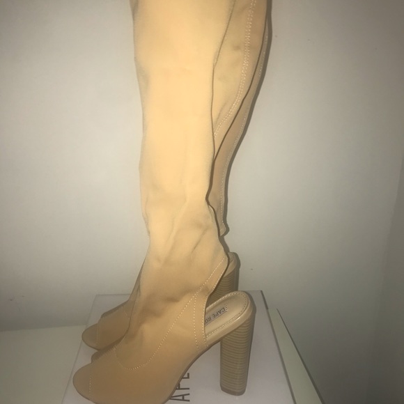 Thigh High Open Toe Bootie - Picture 3 of 6